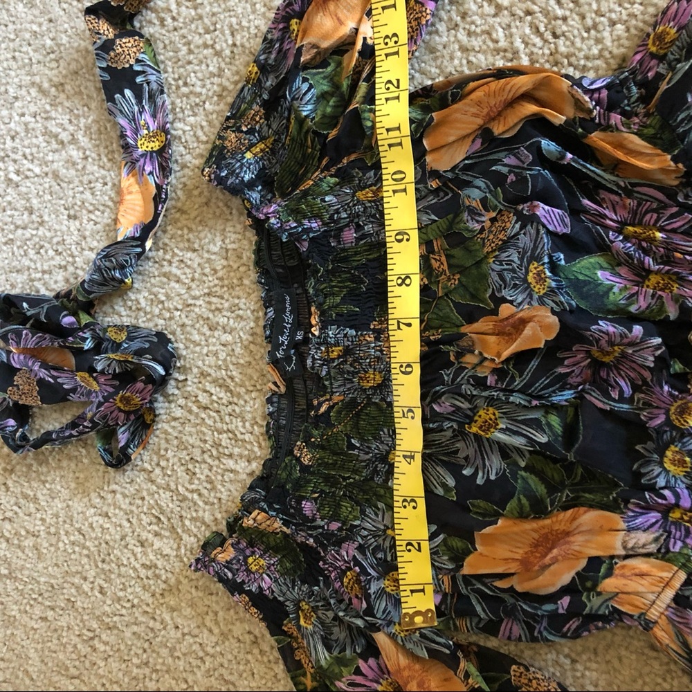 For love and lemons  silk off-shoulder mini dress - Picture 7 of 8